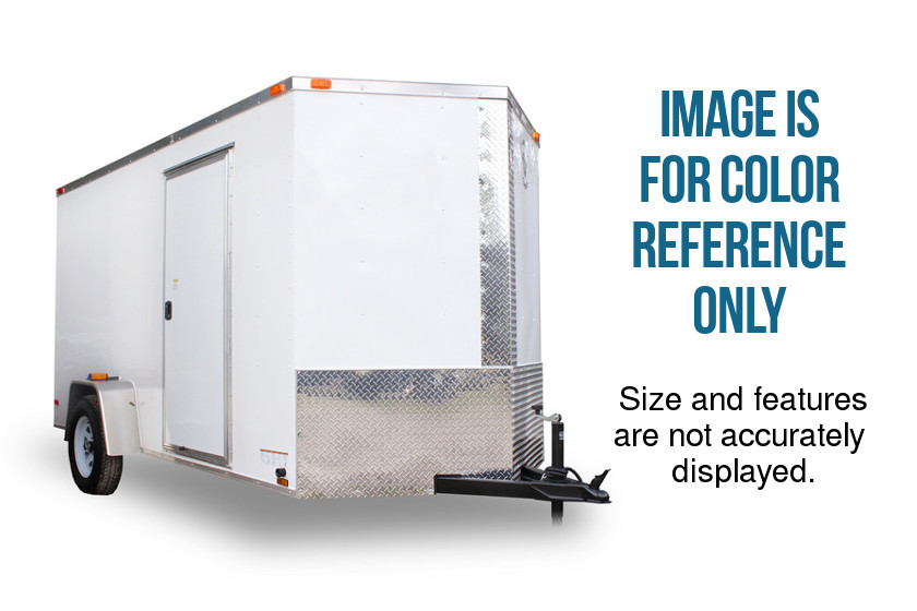 Diamond Cargo 5x8 Single Axle - Barn Doors & Side Door