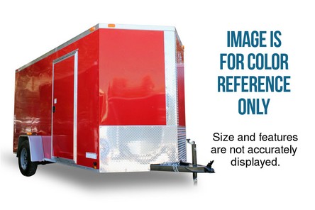 Diamond Cargo 5x8 Single Axle - Barn Doors & Side Door