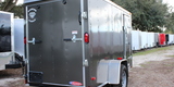 Diamond Cargo 5x10 Single Axle - Ramp Door & Side Door