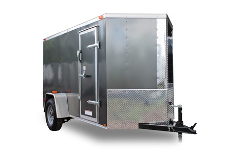 Diamond Cargo 5x10 Single Axle - Ramp Door & Side Door