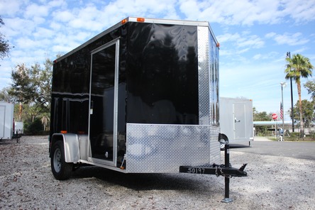 Diamond Cargo 6x10 Single Axle - Barn Doors