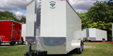 Diamond Cargo 6x14 Tandem Axle - Barn Doors