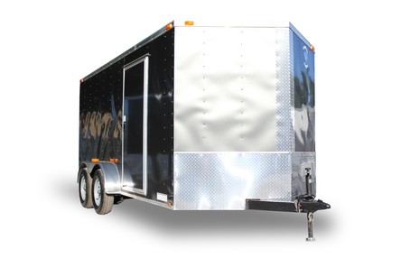 Diamond Cargo 7x14 Tandem Axle - Ramp Door