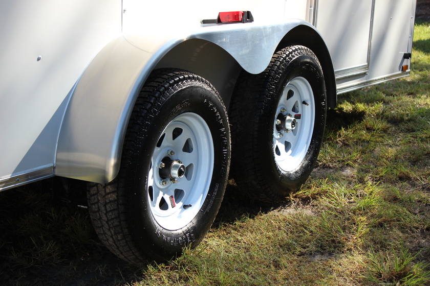 Diamond Cargo 7x14 Tandem Axle - Barn Doors