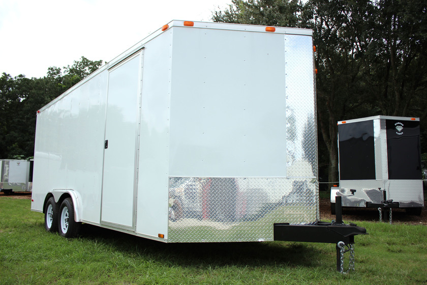 Diamond Cargo 8x18 Tandem Axle - Barn Doors