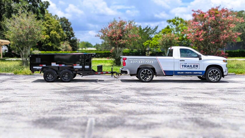 6X10 Tandem Axle U-Dump Trailer - 31"