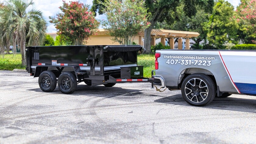 6X10 Tandem Axle U-Dump Trailer - 31"