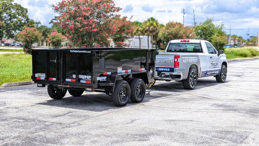 6X10 Tandem Axle U-Dump Trailer - 31"
