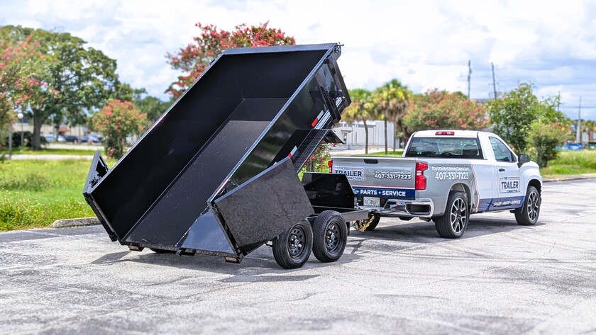 6X10 Tandem Axle U-Dump Trailer - 31"
