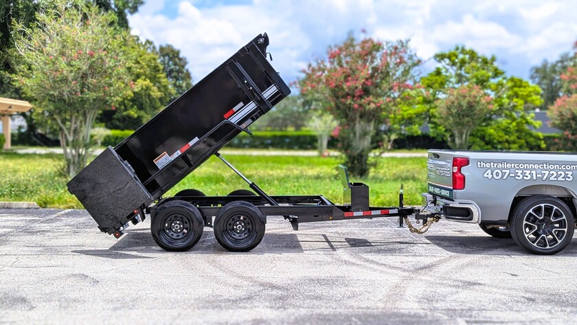 6X10 Tandem Axle U-Dump Trailer - 31"