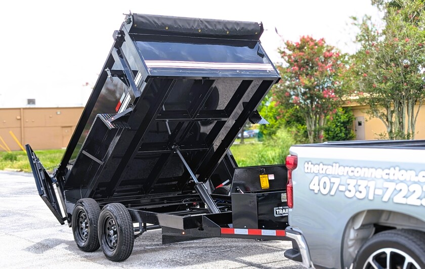 6X10 Tandem Axle U-Dump Trailer - 31"