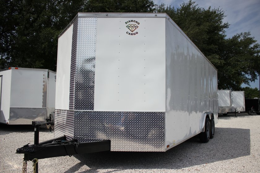 Diamond Cargo 8x20 Tandem Axle - Commercial Grade