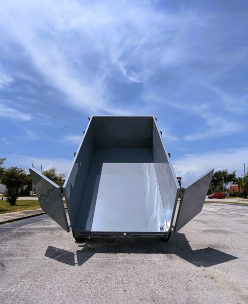 U-Dump 7' x 14' Dump Trailer - 48" Sides (grey)