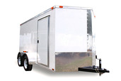 Diamond Cargo 7x12 Tandem Axle - Ramp Door