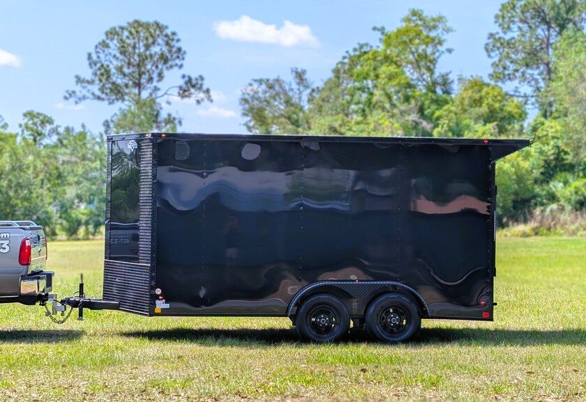 Diamond Cargo 7x14 Tandem Axle - Rear Spoiler
