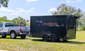 Diamond Cargo 7x14 Tandem Axle - Rear Spoiler