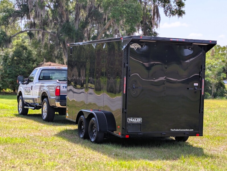 Diamond Cargo 7x14 Tandem Axle - Rear Spoiler