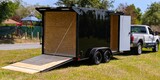Diamond Cargo 7x14 Tandem Axle - Rear Spoiler