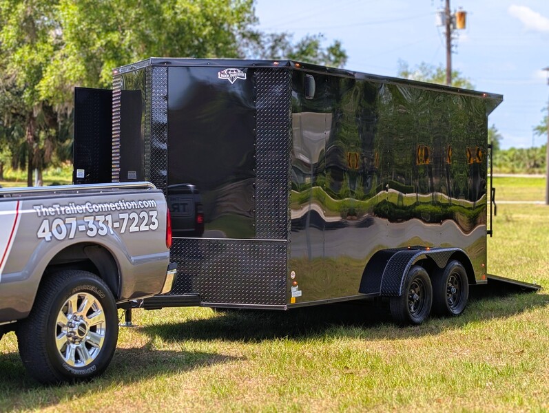 Diamond Cargo 7x14 Tandem Axle - Rear Spoiler